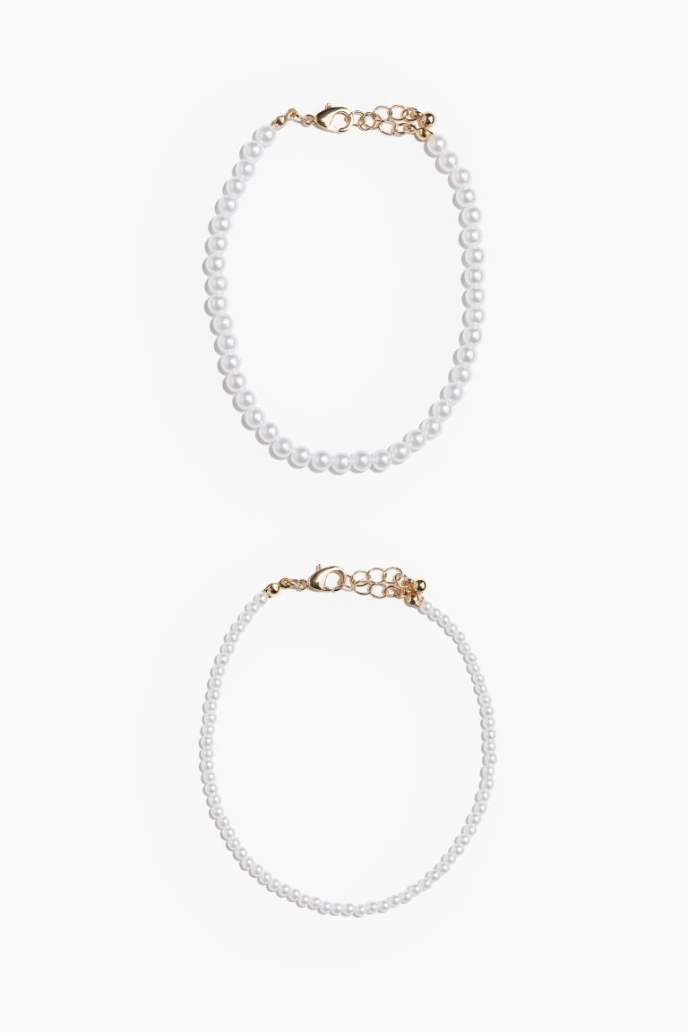 2-pack Beaded Anklets | H&M (US + CA)