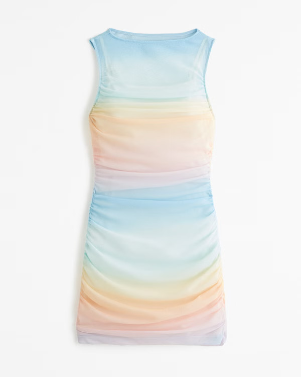 Gender Inclusive Pride Mesh Mini Dress | Gender Inclusive Gender Inclusive | Abercrombie.com | Abercrombie & Fitch (US)