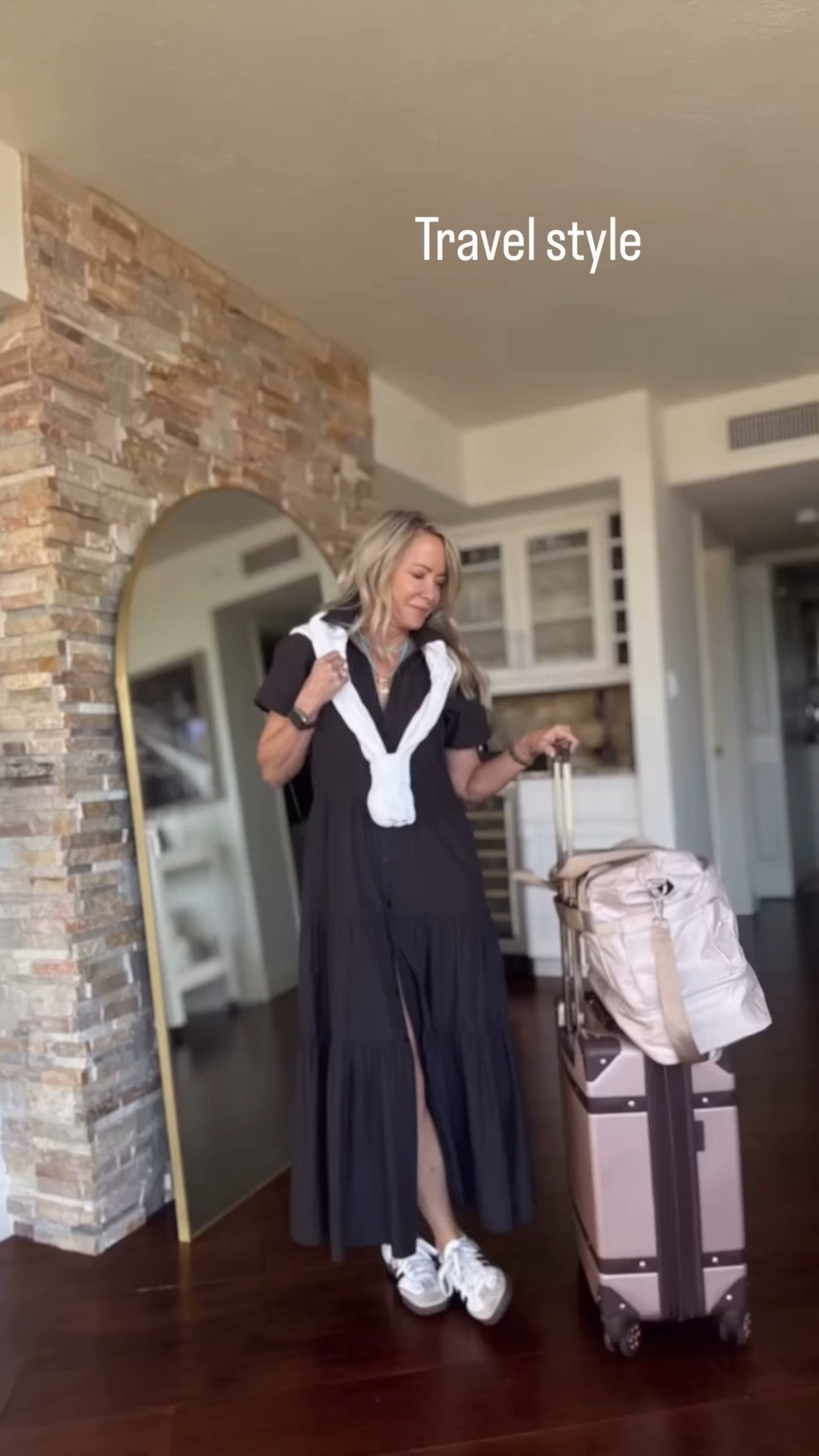 Travel style with this lux chic comfy dress!

#LTKOver40 #LTKTravel #LTKootd
