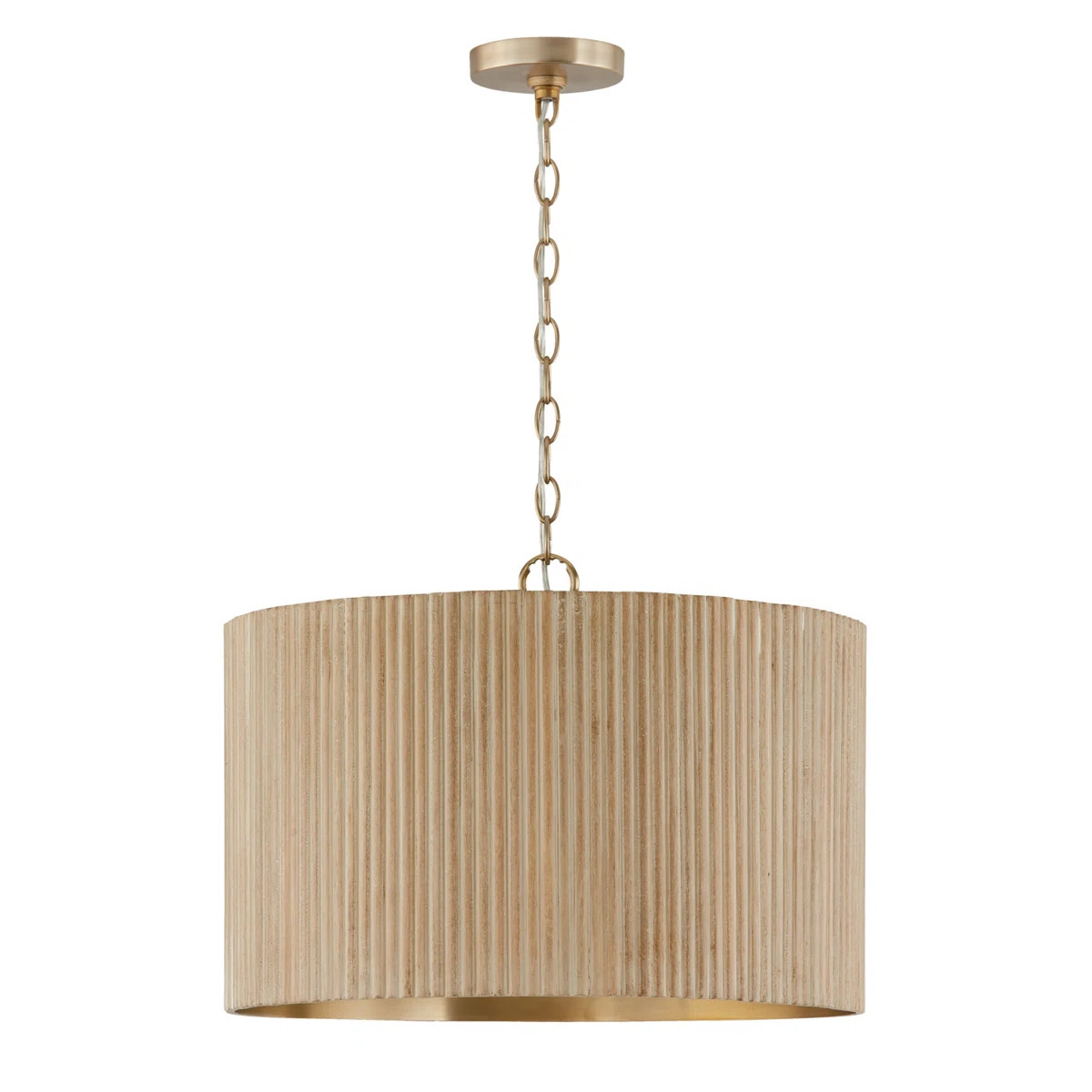 Capital Lighting Donovan 3 - Light Gold Drum Pendant & Reviews | Wayfair | Wayfair North America