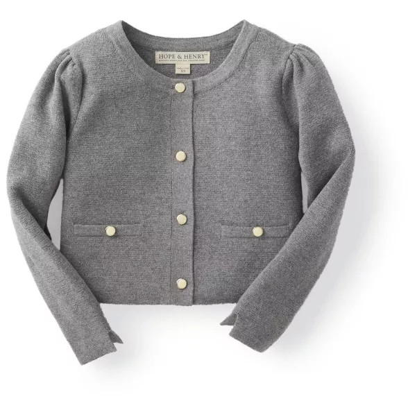 Hope & Henry Girls' Milano Stitch Cardigan, For Infants | Target