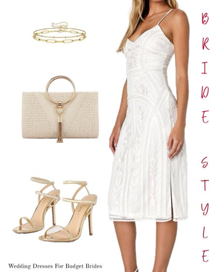 This elegant sequin and embroidered white midi dress is only $98! Pairs well with gold or neutral accessories

#whitedresses #cocktaildresses #semiformaldresses #graduationdresses #bridalshowerdresses

#LTKSeasonal #LTKWedding #LTKParties