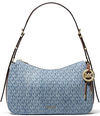 Michael Kors Nolita Medium Denim Shoulder Bag - New Horizon | Dillard's