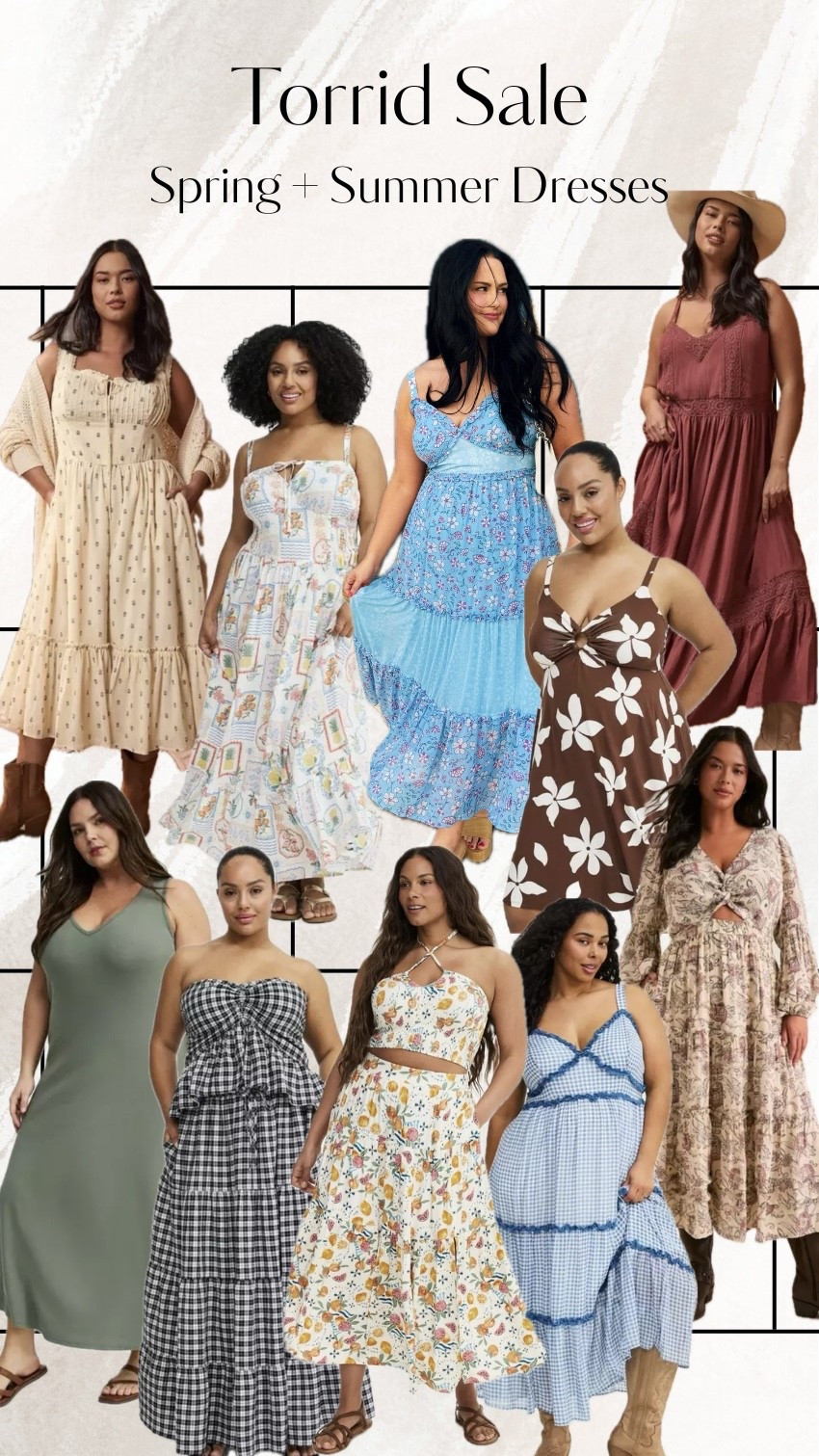 Spring + summer dresses from @Torrid 🤩 use your Torrid Cash now or use code CASHIN for 35% off!