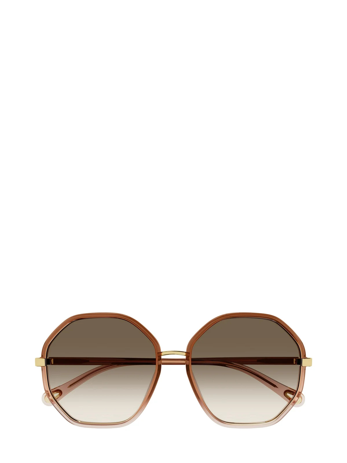Chloé Eyewear Hexagon Frame Sunglasses | Cettire Global