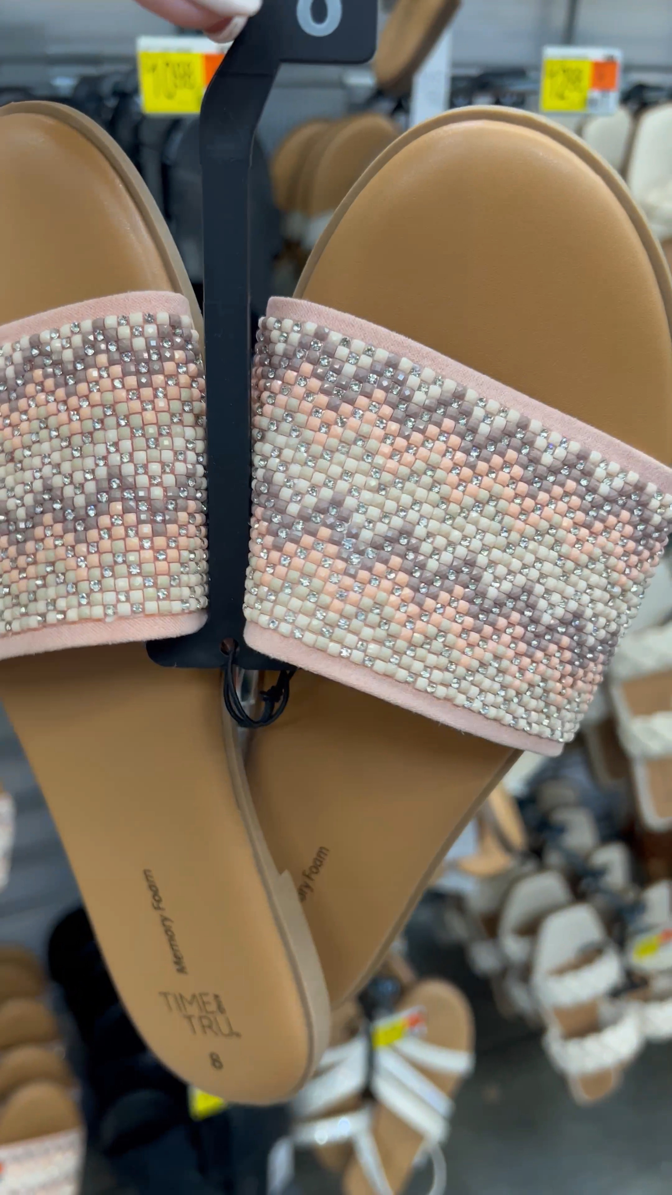 Perfect affordable Sandal slide ons with a little sparkle to wear to the beach with shorts or a cute spring dress outfit. #beachvacay #springbreak

#LTKshoecrush #LTKSeasonal #LTKFind