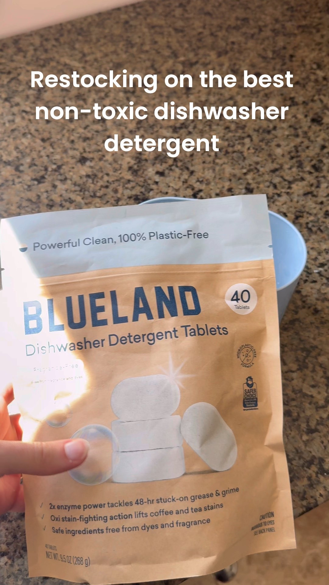 The best non-toxic cleaning swap I’ve made has got to be these Blueland dishwasher pods. No plastic in the pods or any of the packaging + leaves my dishes so clean you’d never know you swapped. I’ve been using these for almost two years now and I’m truly obsessed. Loved that I was able to find them at Target but they’re also available on Amazon! 

#LTKHome #LTKFindsUnder50 #LTKSaleAlert