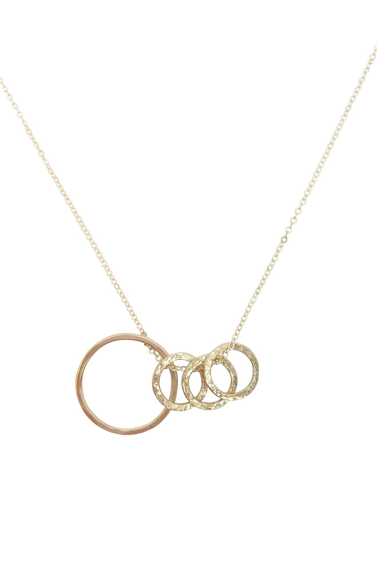 Identity Mama & Child 4-Hoop Necklace | Nordstrom