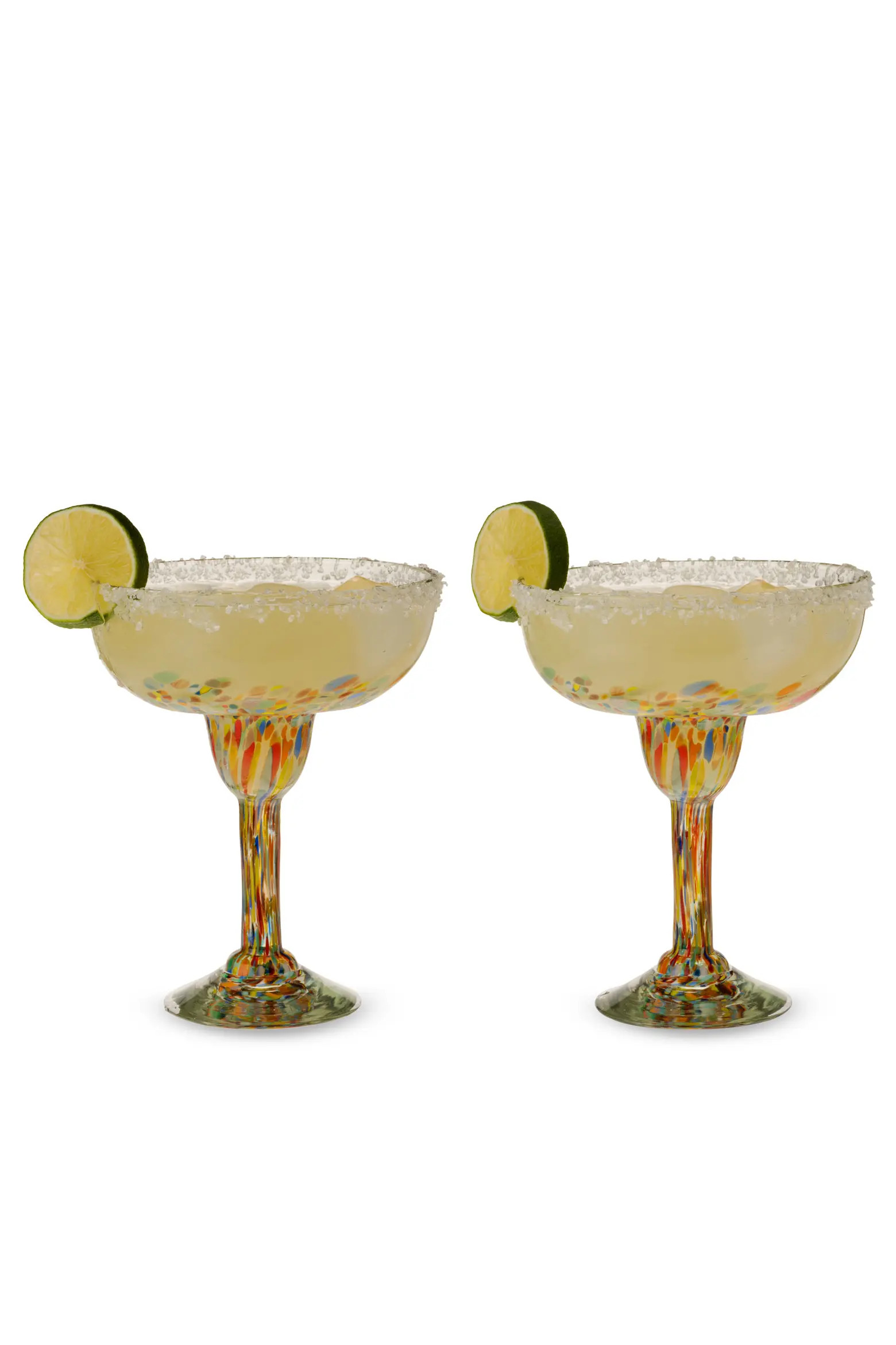 Segunda Vida Artistico Recycled Margarita Glasses Set of 2 | Nordstrom | Nordstrom