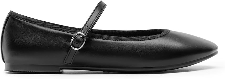 DREAM PAIRS Women's Ballet Flats Mary Jane Shoes, Round Toe Comfortable Dressy Casual Slip-on Wor... | Amazon (US)