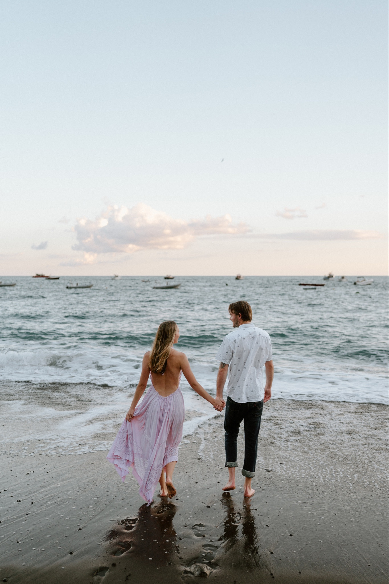 Pink backless ruffle maxi dress 💕 engagement photos 

#LTKstyletip #LTKwedding #LTKtravel