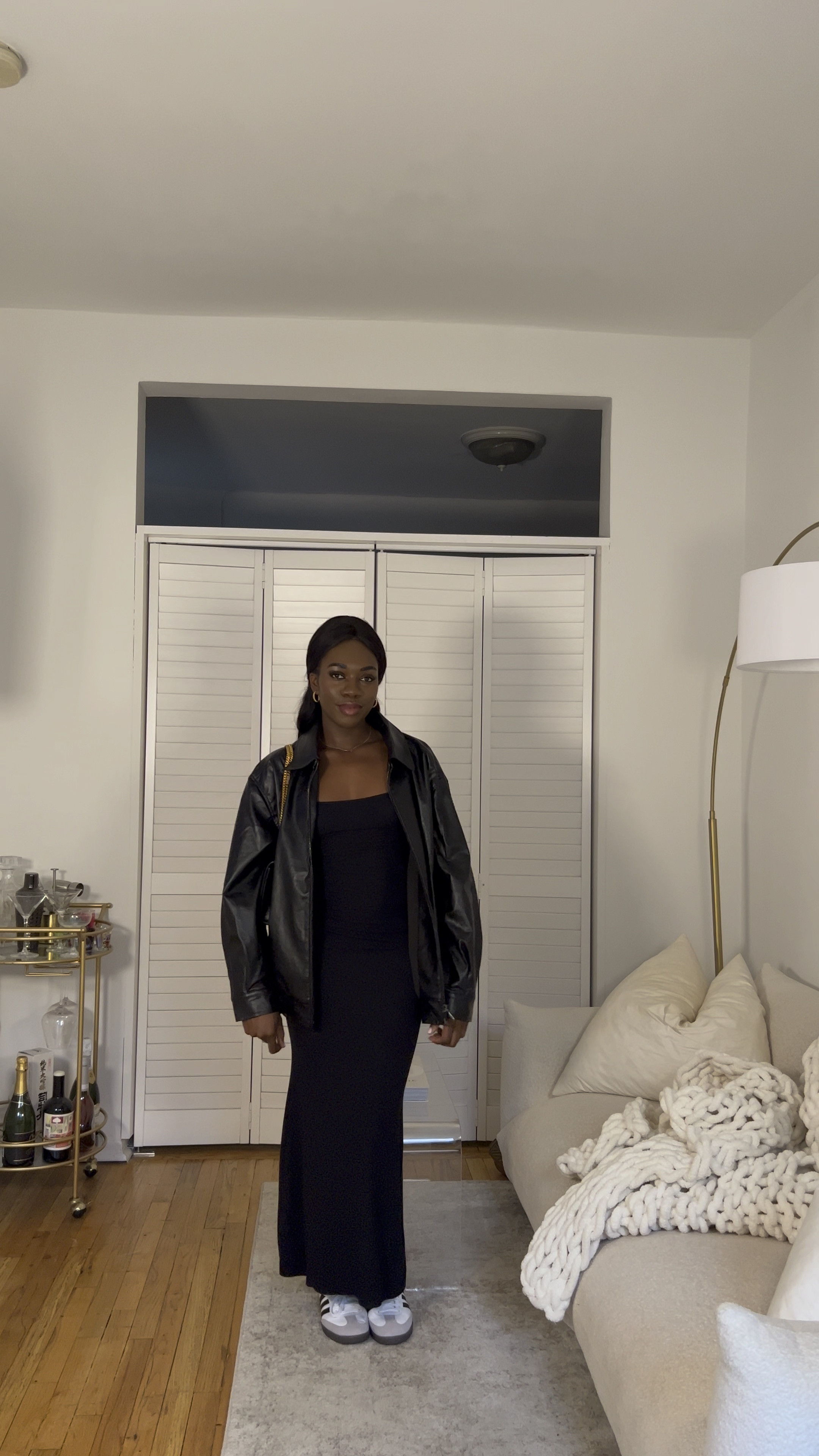 Bomber jacket, oversized jacket, black maxi dress, samba OGs, Fall style, fall outfit, fall fashion, trousers, fall boots, sock boot, black boots, fall purse, bodysuit, blazer, ootd, fall outfit ideas, loafers, fall outfit inspo, outfit inspo, casual outfit ideas, chic outfit, blazer outfit, loafers outfit, casual chic, everyday outfit, fall trends, outfit inspiration, outfit in motion 

#LTKSale #LTKfindsunder100 #LTKshoecrush