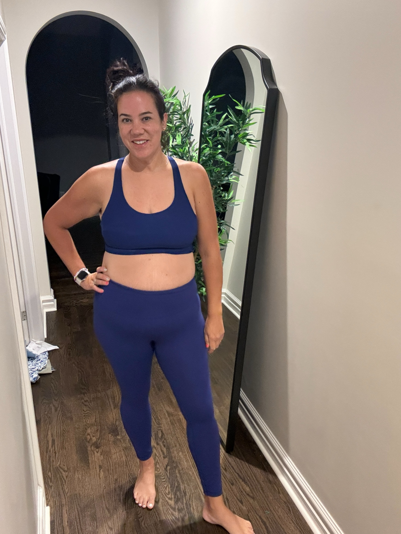 Today’s workout outfit of the day
Work

Today is also the release date for Bridgerton season three part two online. I told myself the only way I was doing is if I was watching and walking so at 5:30 AM here I am.

#LTKActive #LTKMidsize #LTKFitness