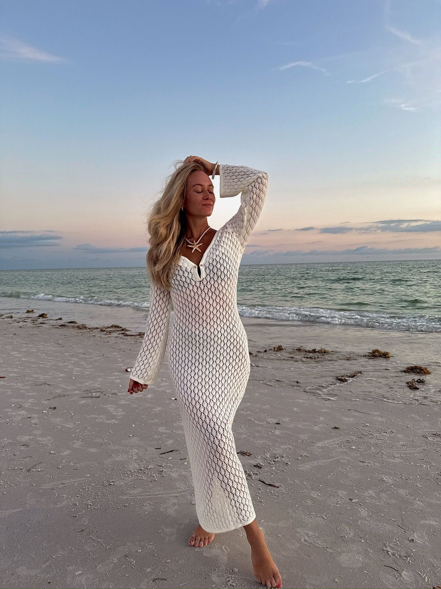Crochet swim coverup with starfish necklace - wearing size small in this Amazon coverup!

shell jewelry, shell necklace, beach outfits, beach coverup, amazon finds

#LTKSeasonal #LTKSwim