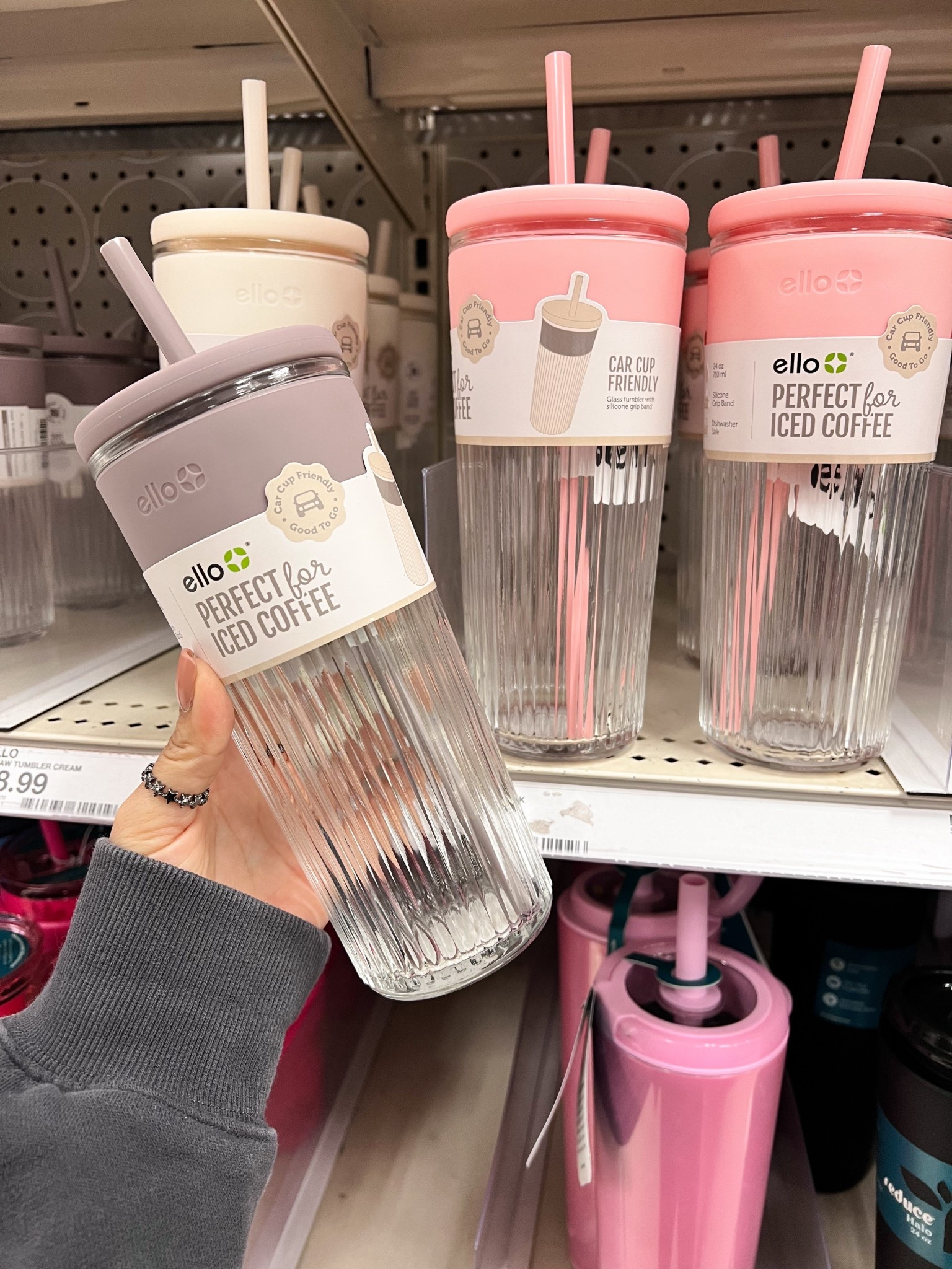 New glass tumblers on sale!! Buy 1, get one 40% off! 

Iced coffee, coffee bar, Target home, Target shopping, Target trends, Target style 

#LTKTravel #LTKmomlife #LTKmorningroutine