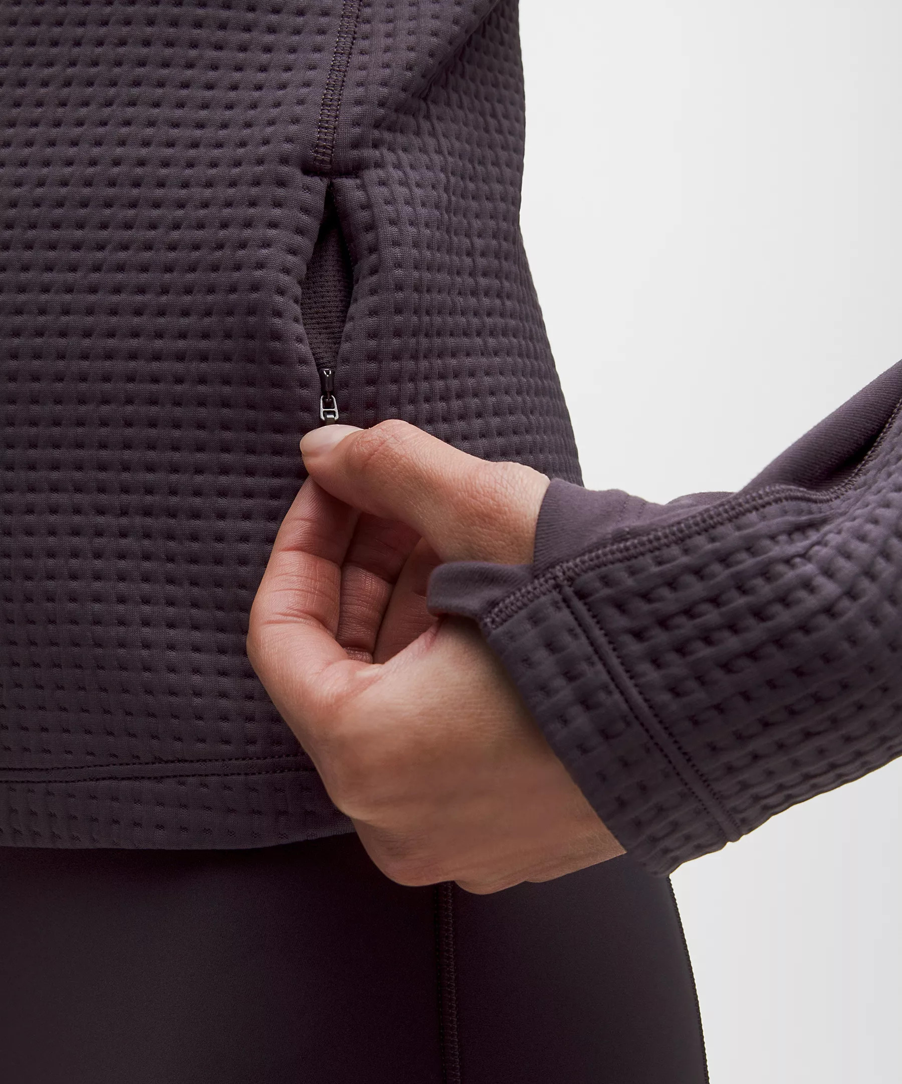 Waffle-Knit Half-Zip Long-Sleeve Shirt | Lululemon (US)