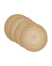 Set Of 4 Round Placemats | TJ Maxx