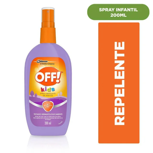 Repelente Infantil Off! Kids Spray Deet 200ml | Drogasil BR