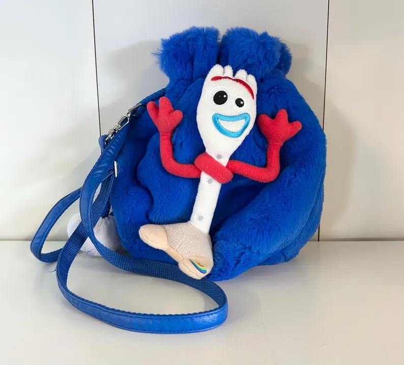 Disney Parks Toy Story 4 Forky plush crossbody bag | Etsy (Global)