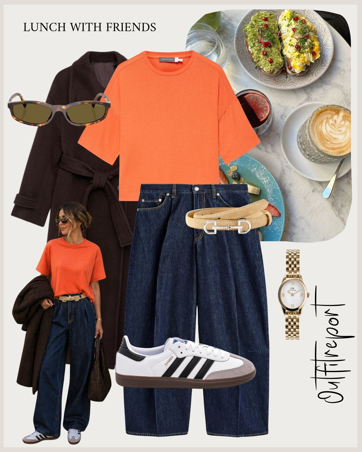 Orange tshirt casual outfit barrel jeans adidas sneakers 

#LTKsummer #LTKjeans #LTKspring
