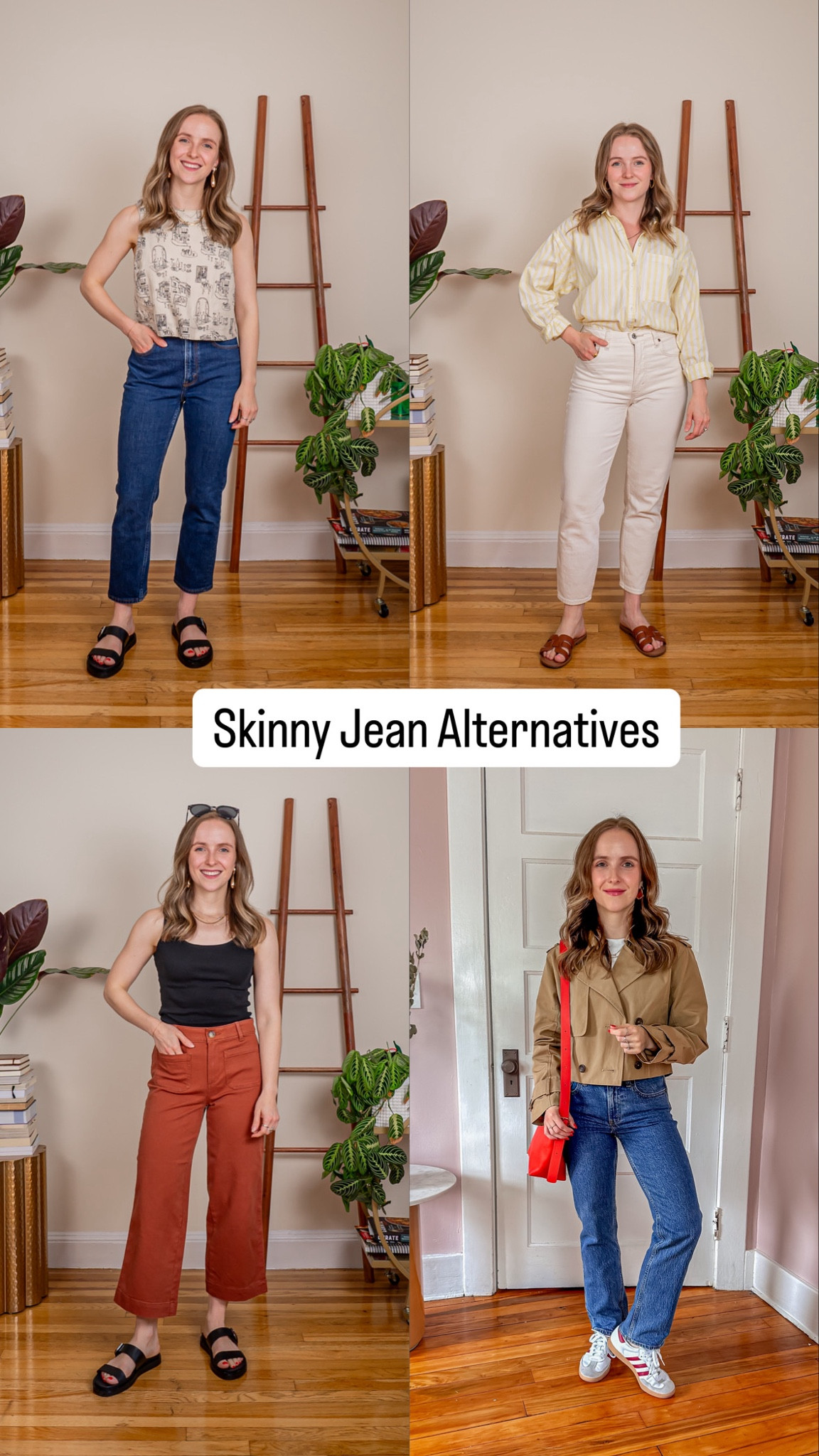 We’re 5ft 2: Skinny jean alternatives all on sale!
Top left ankle straight (25 short curve love)
Top right mom jeans 25 short curve love
Bottom left Palmer wide leg crop 0
Petite 
Bottom right  mid rise straight 25 short curve love
#jeans

#LTKSaleAlert #LTKSeasonal