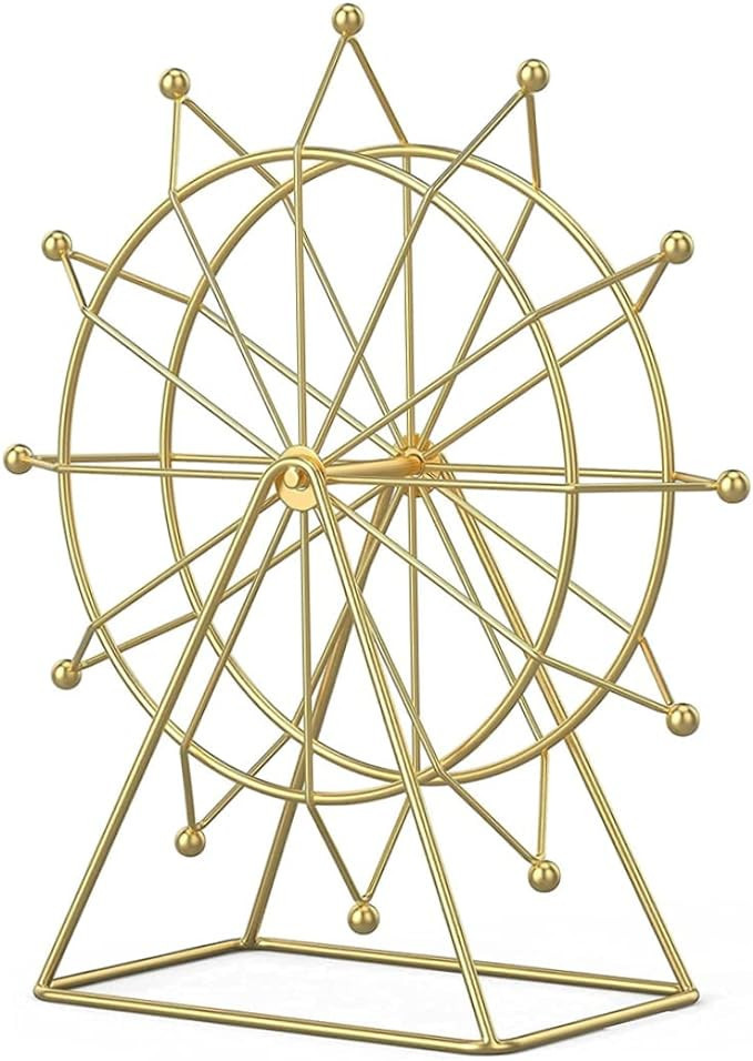 YaptheS Shelf Decor,Ferris Wheel Gold Accent DÉCOR-Tabletop Small Figurines-Home Décor Accents-... | Amazon (US)