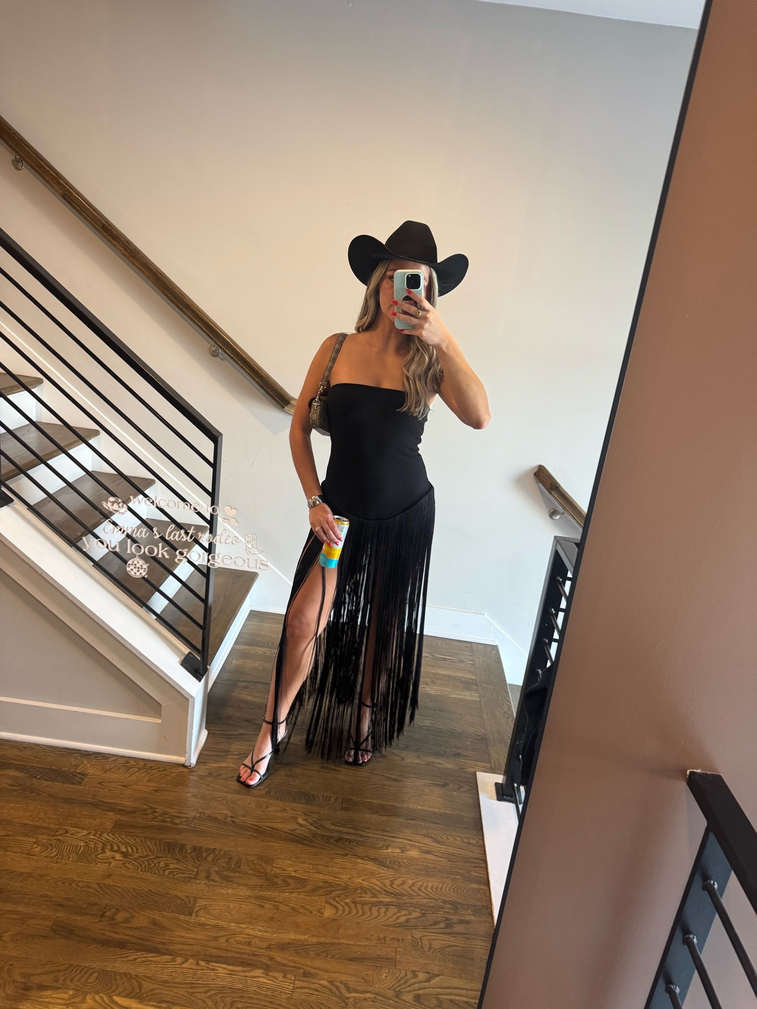 Western fringe dress 🖤