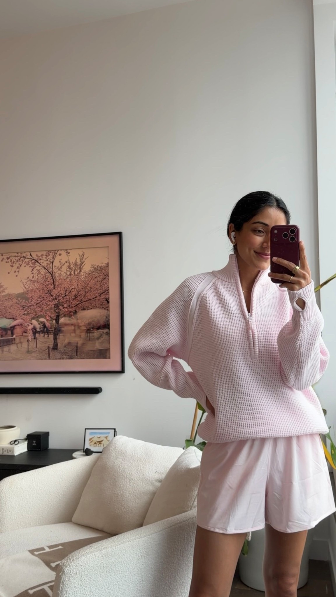 Love this quarter zip for spring 