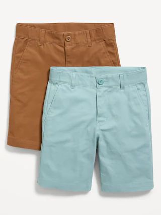 Uniform Twill Shorts 2-Pack for Boys (At Knee) | Old Navy (US)
