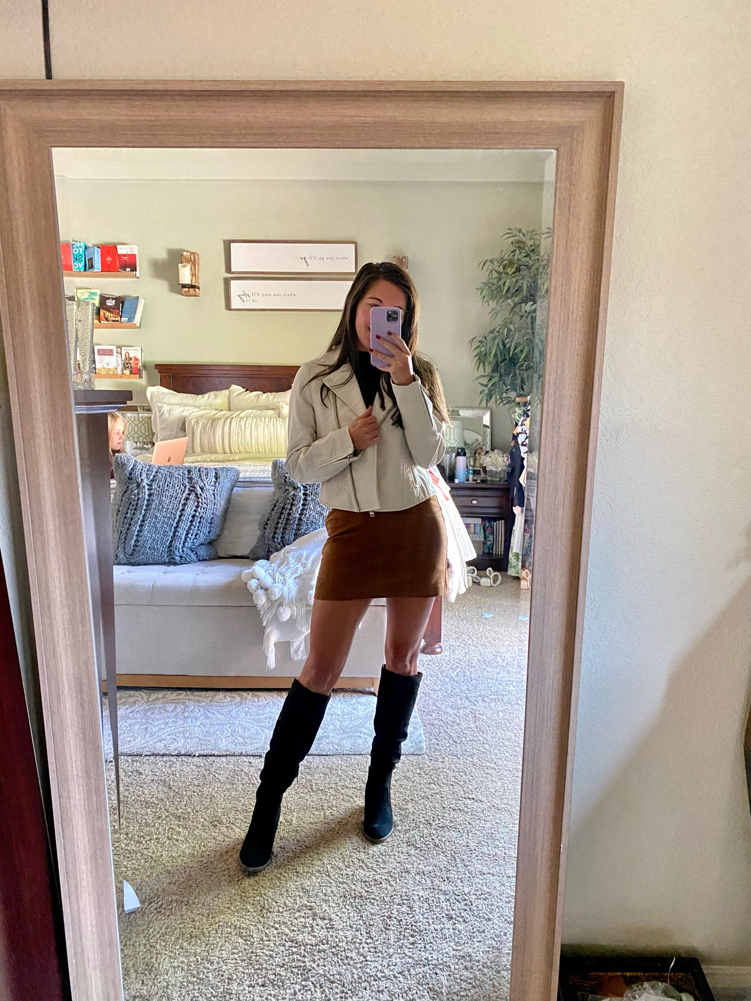 Faux leather jacket 

#LTKunder100 #LTKsalealert #LTKSeasonal