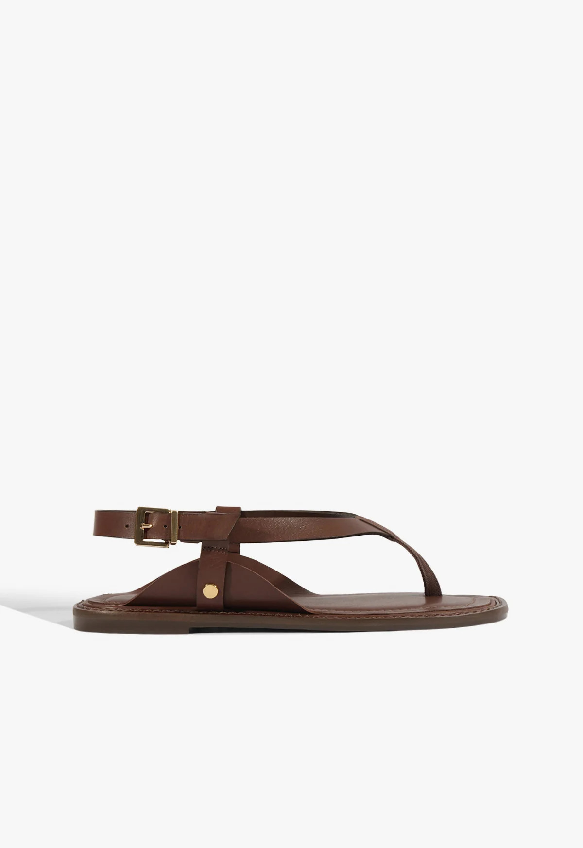 Lorraine Brown Flat Sandal | Schutz (US)