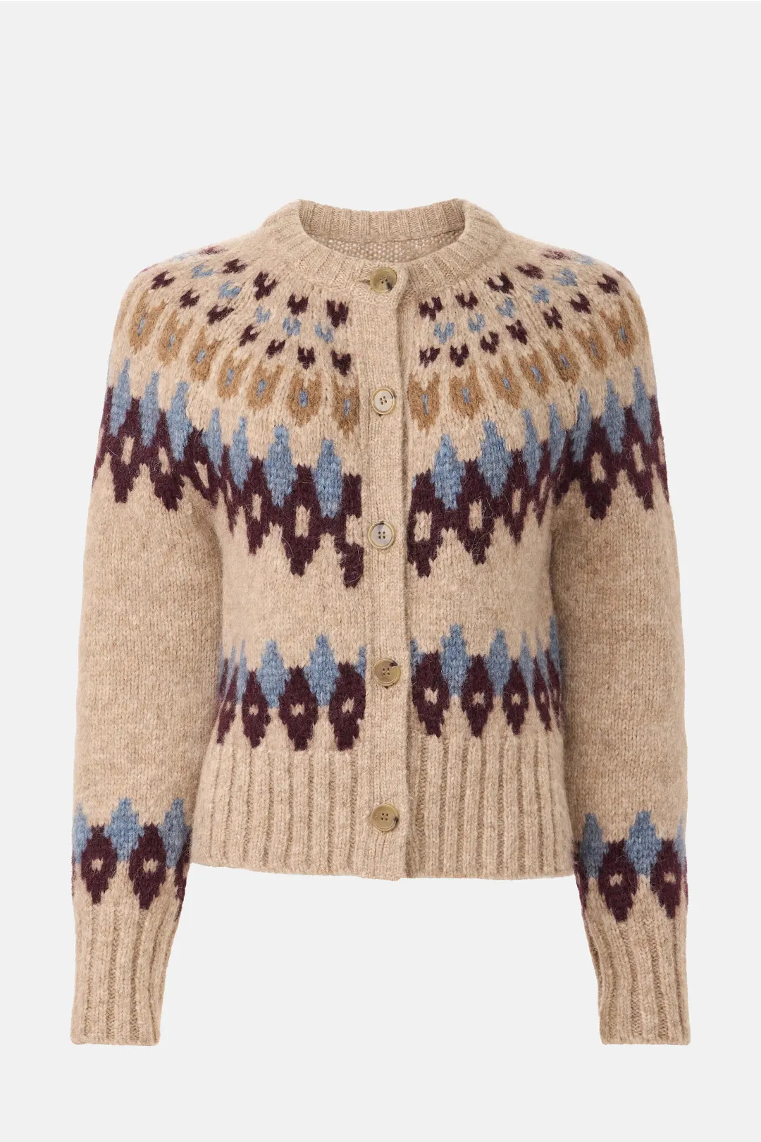 Christina Fairisle Cardigan | Rent the Runway