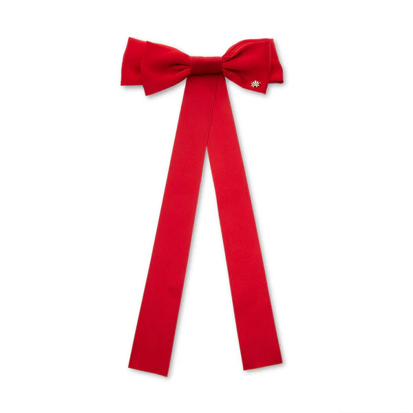 CRIMSON JANE BOW BARRETTE | LELE SADOUGHI