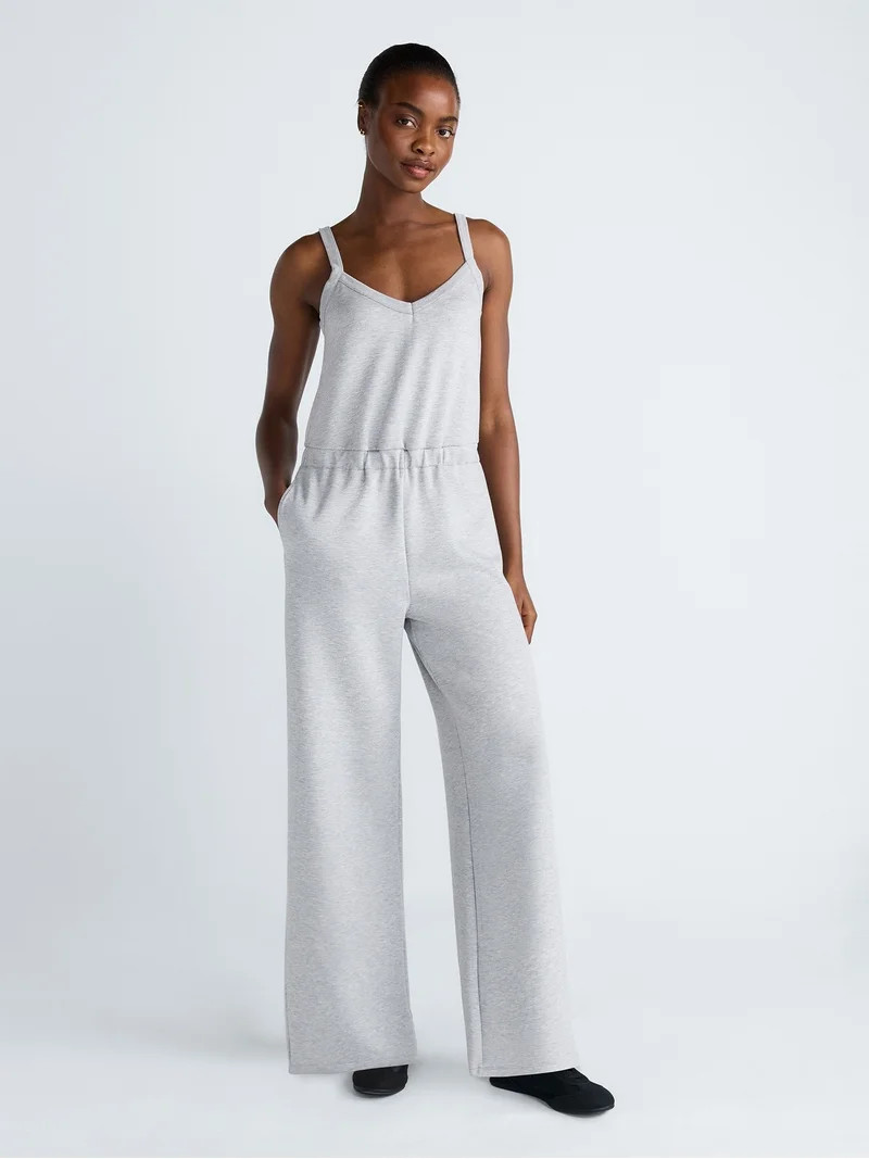 Scoop Women's and Women's Plus Scubaknit Tank Jumpsuit, Sizes XS-4X | Walmart (US)