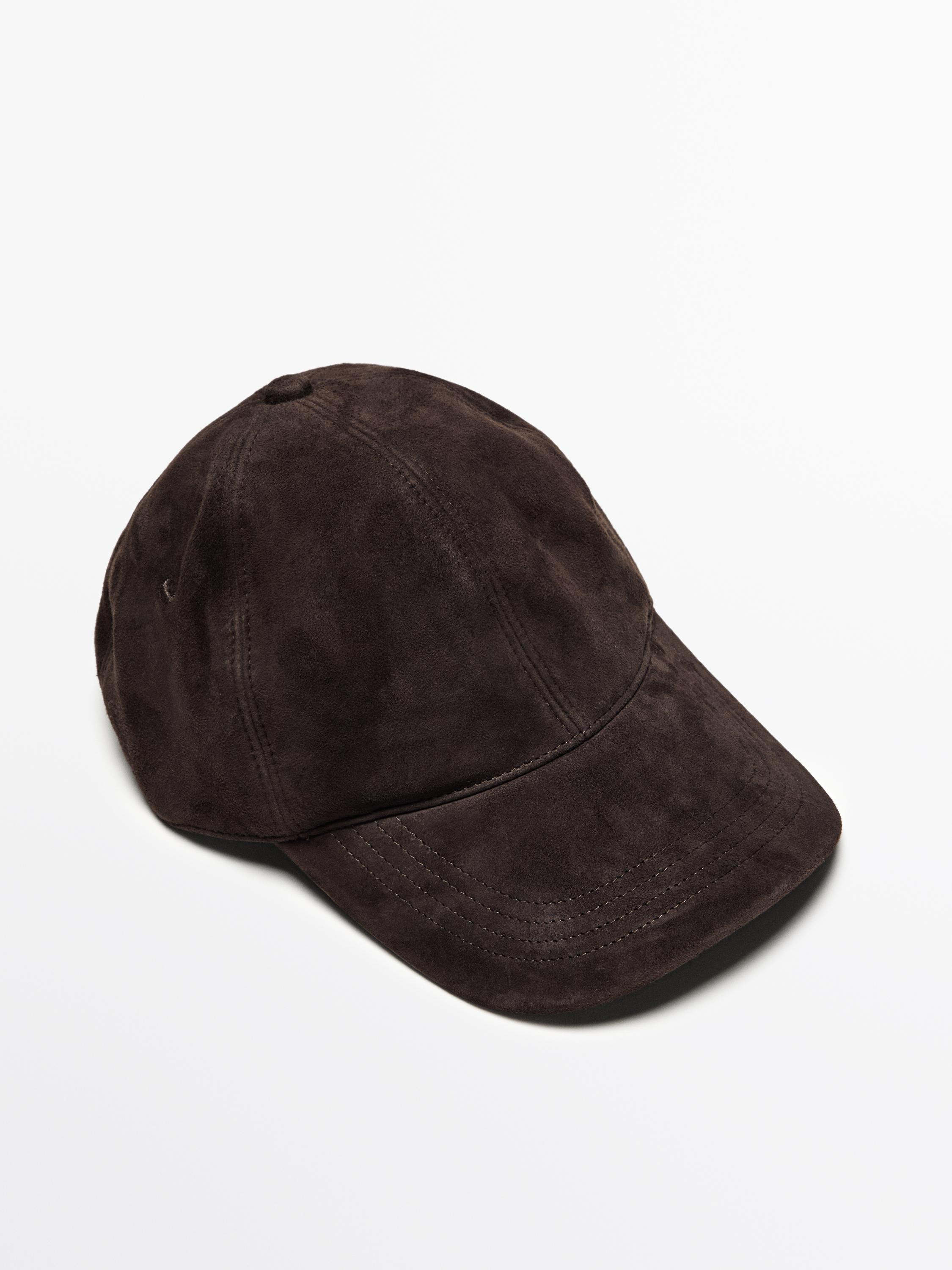 Basecap aus Rauleder | Massimo Dutti DE