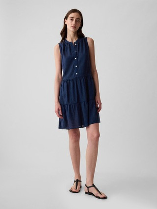 Eyelet Mini Shirtdress | Gap (US)