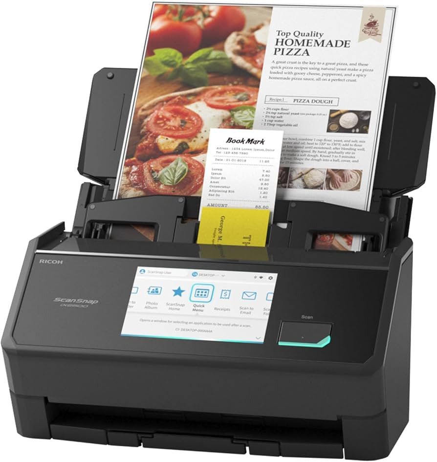 ScanSnap iX2500 Wireless or USB High-Speed Cloud Enabled Document, Photo & Receipt Scanner with L... | Amazon (US)
