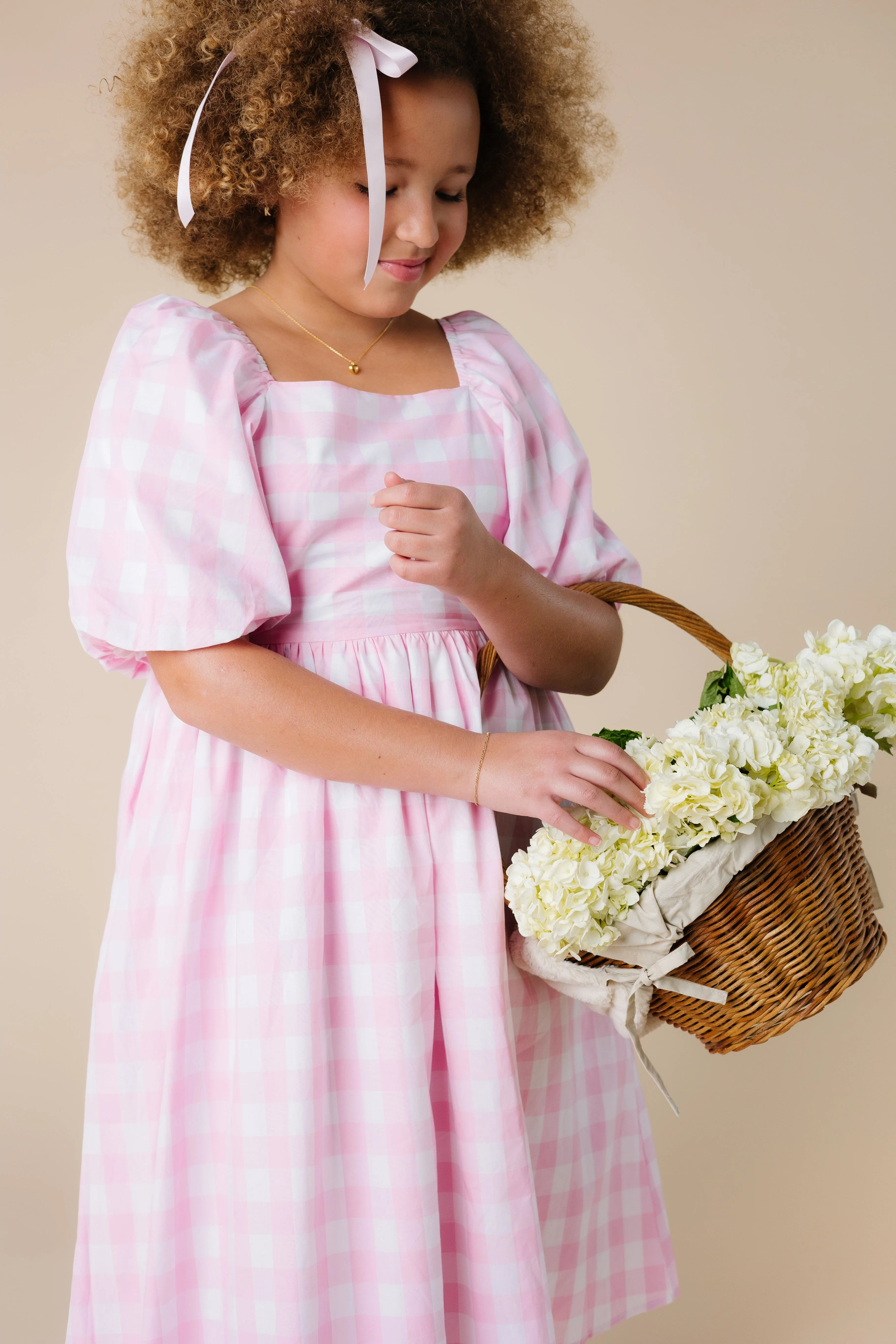 Brass & Roe Lovely Square Neck Girl's Dress | Called To Surf