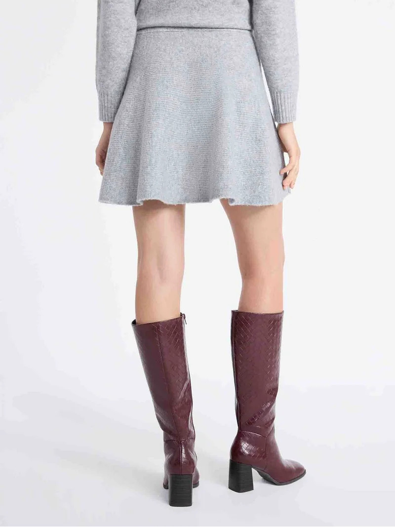 Free Assembly Women's and Women’s Plus Embellished Mini Sweater Skirt, Sizes XS-4X | Walmart (US)