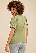 24/7 Bubble Sleeve Tee | Maurices