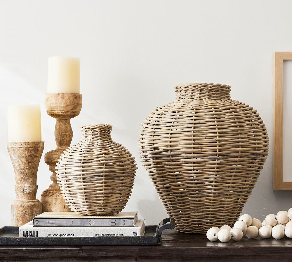 Arurog Handwoven Vases | Pottery Barn (US)
