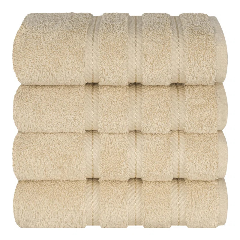 Edison 4 Piece Turkish Cotton Hand Towel Set | Wayfair North America