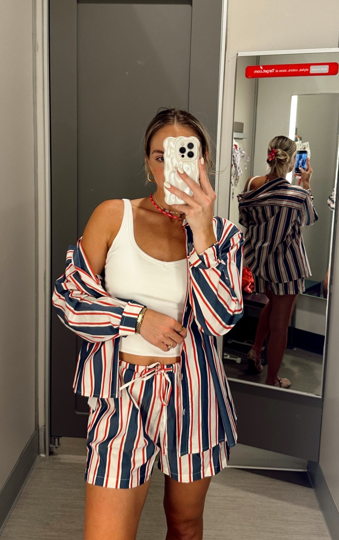 Two piece set target style target finds Fourth of July outfit July 4th outfit inspo red white and blue summer beach outfits

#LTKootd #LTKSaleAlert #LTKSeasonal