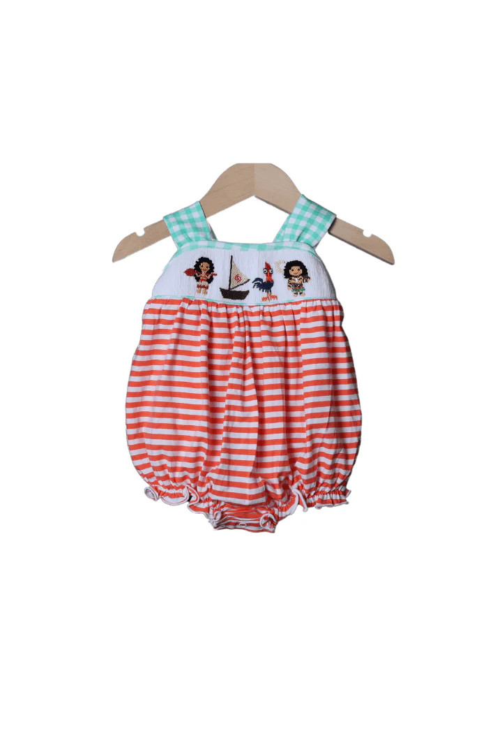 Smocked How Far I'll Go Bubble | The Smocked Flamingo