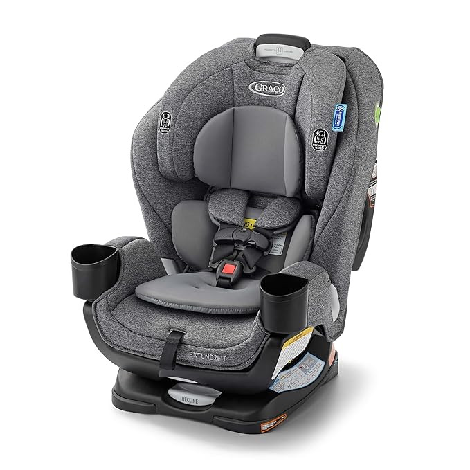 Graco Extend2Fit Convertible Baby Car Seat, Rear and Forward Facing, Adjustable Extension Panel f... | Amazon (US)