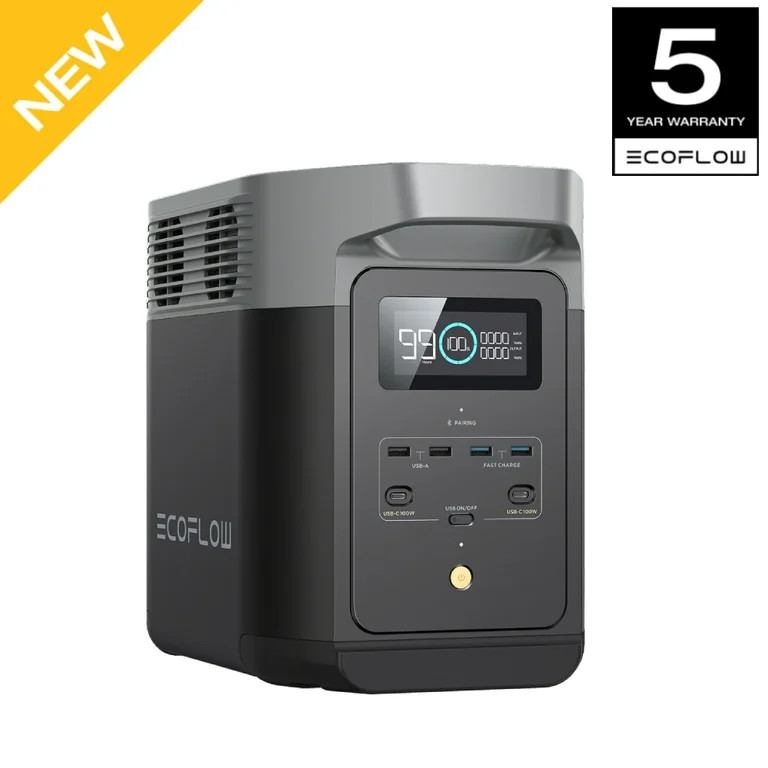 EF EcoFlow Portable Power Station DELTA 2 Lite 950Wh LiFePO4 (LFP) Battery Solar Generator,1800W ... | Walmart (US)