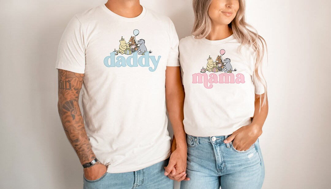Winnie the Pooh Matching Family Birthday Shirts, Classic Pooh 1st Birthday Outfit, Pooh Bear Firs... | Etsy (US)