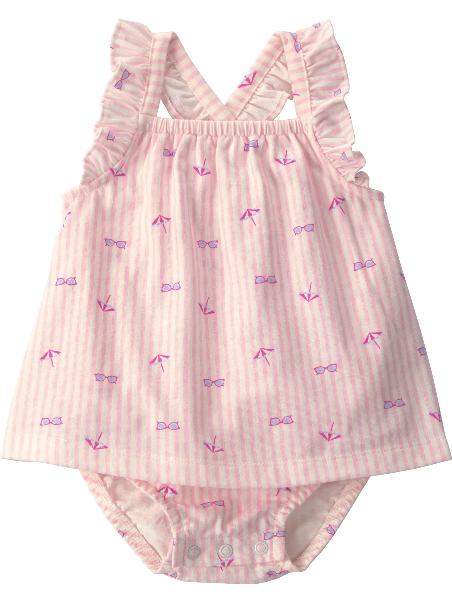 Carter's Child of Mine Baby Girl Dress, One-Piece, Sizes 0/3-24 Months - Walmart.com | Walmart (US)