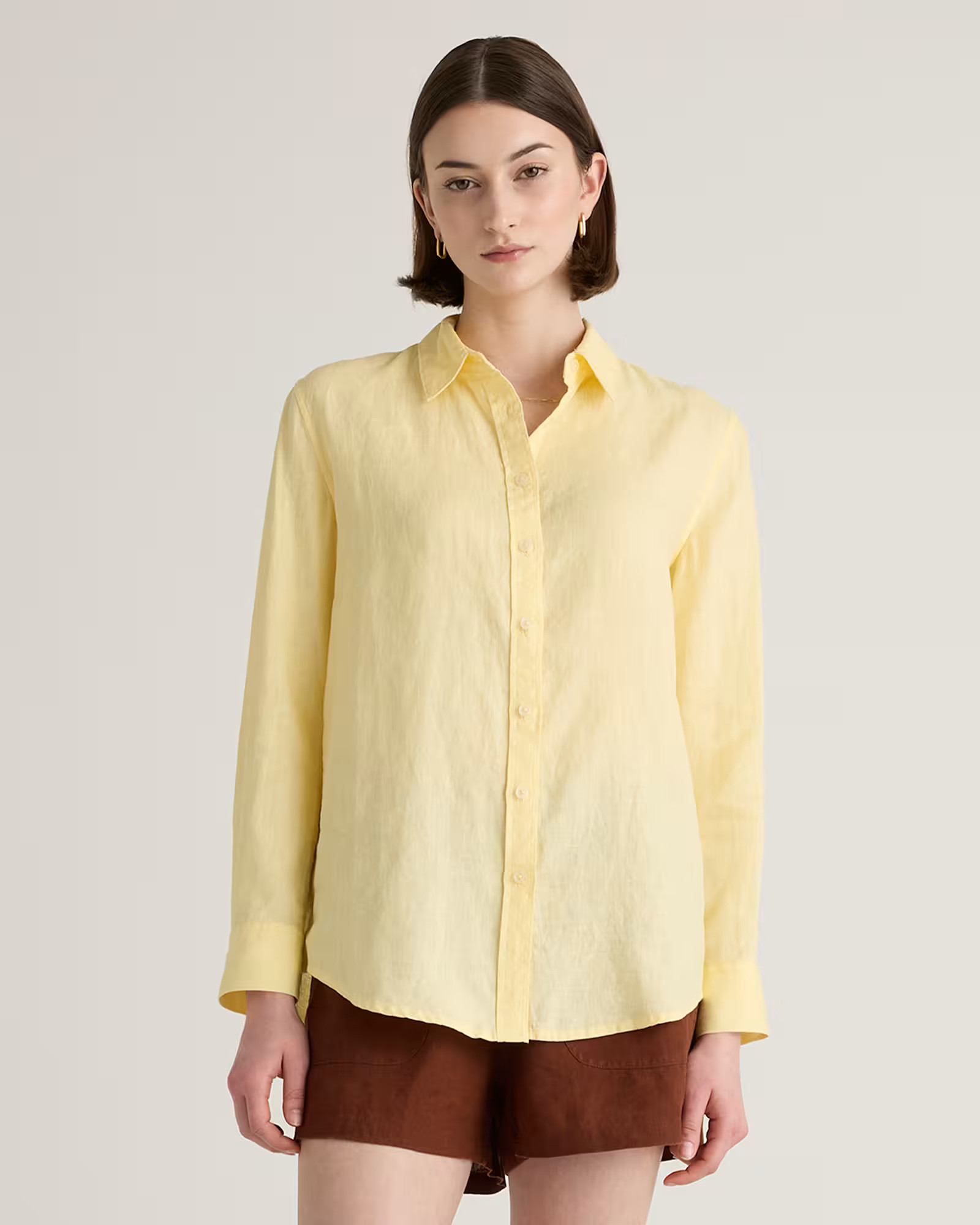 100% European Linen Long Sleeve Shirt | Quince