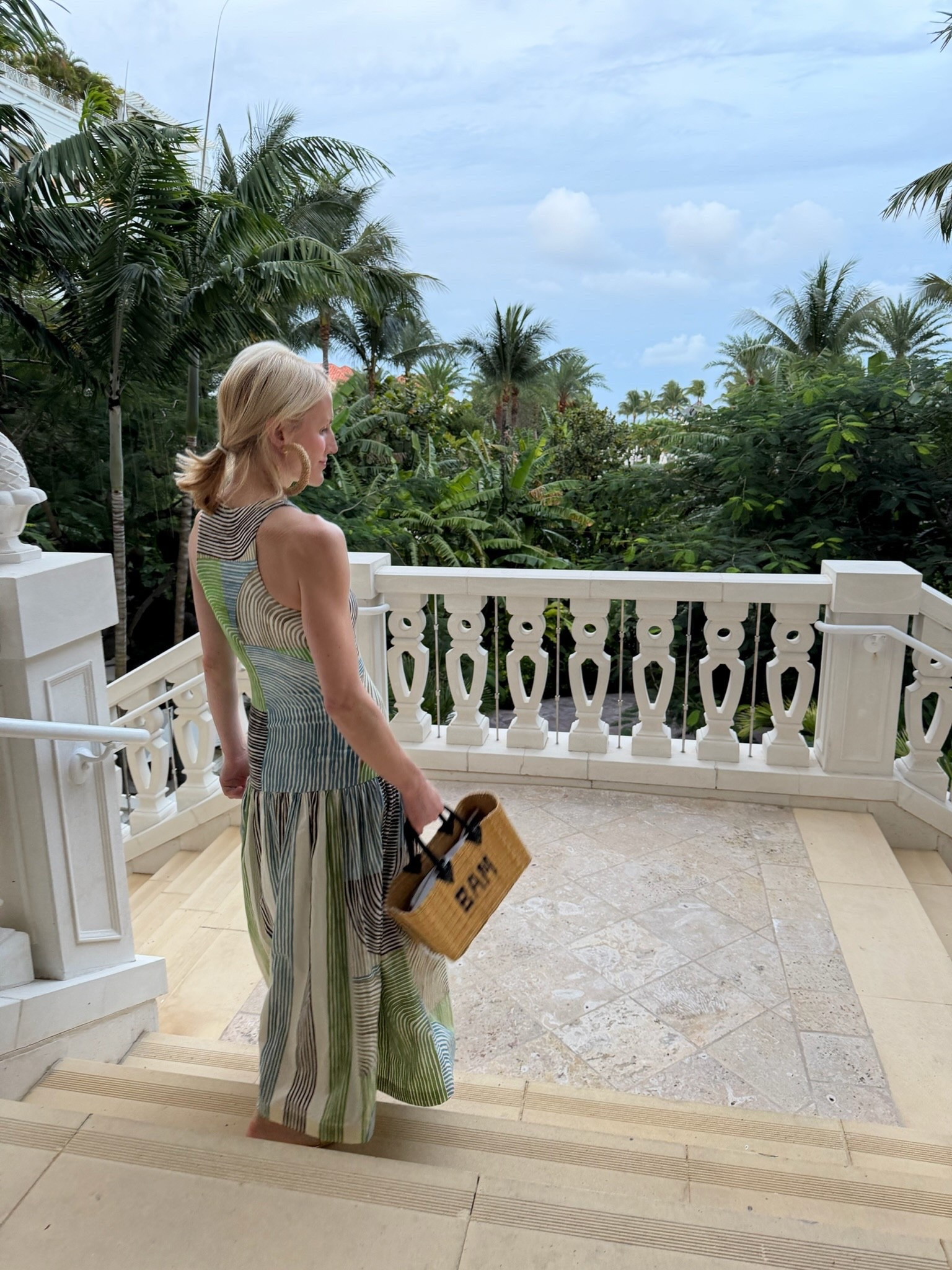 The most stunning tropical vacation dress. Buy for your next trip! 🩵 🌴 

#LTKootd #LTKTravel #LTKSeasonal